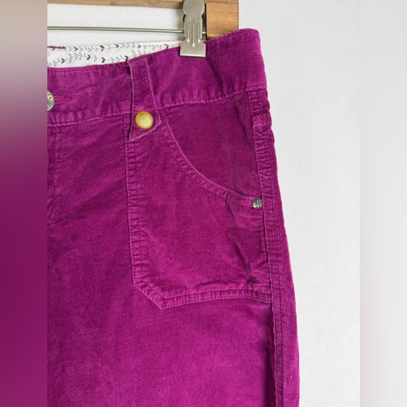 Athleta Women’s Loveland Corduroy Pant Raspberry Low Rise Stretch Cord Size 6P - Picture 2 of 12